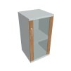 Skříň policová se skleněnými dveřmi pravá 76,8 cm - Hobis Strong S 2 40 02 P