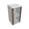 Skříň policová se skleněnými dveřmi pravá 76,8 cm - Hobis Strong S 2 40 02 P
