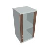 Skříň policová se skleněnými dveřmi pravá 76,8 cm - Hobis Strong S 2 40 02 P H