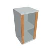 Skříň policová se skleněnými dveřmi pravá 76,8 cm - Hobis Strong S 2 40 02 P H