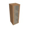 Skříň policová se skleněnými dveřmi levá 115,2 cm - Hobis Strong S 3 40 02 L H