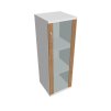 Skříň policová se skleněnými dveřmi pravá 115,2 cm - Hobis Strong S 3 40 02 P