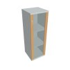 Skříň policová se skleněnými dveřmi pravá 115,2 cm - Hobis Strong S 3 40 02 P