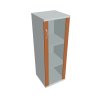 Skříň policová se skleněnými dveřmi pravá 115,2 cm - Hobis Strong S 3 40 02 P