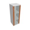 Skříň policová se skleněnými dveřmi pravá 115,2 cm - Hobis Strong S 3 40 02 P