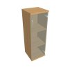 Skříň policová se skleněnými dveřmi pravá 115,2 cm - Hobis Strong S 3 40 03 P