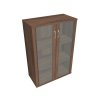 Skříň policová se skleněnými dveřmi 115,2 cm - Hobis Strong S 3 80 04