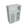 Skříň policová se skleněnými dveřmi 115,2 cm - Hobis Strong S 3 80 05