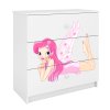 Komoda BABYDREEMS víla bílá