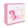 Komoda BABYDREEMS víla růžová