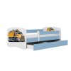 Dětská postel NÁKLAĎÁK modrá