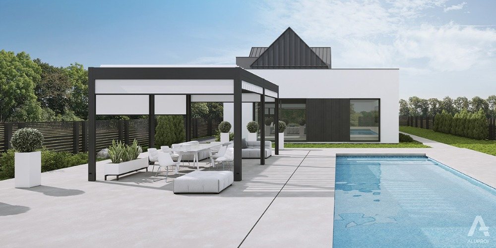 Bioklimatická pergola Milano – realizace NOKOV