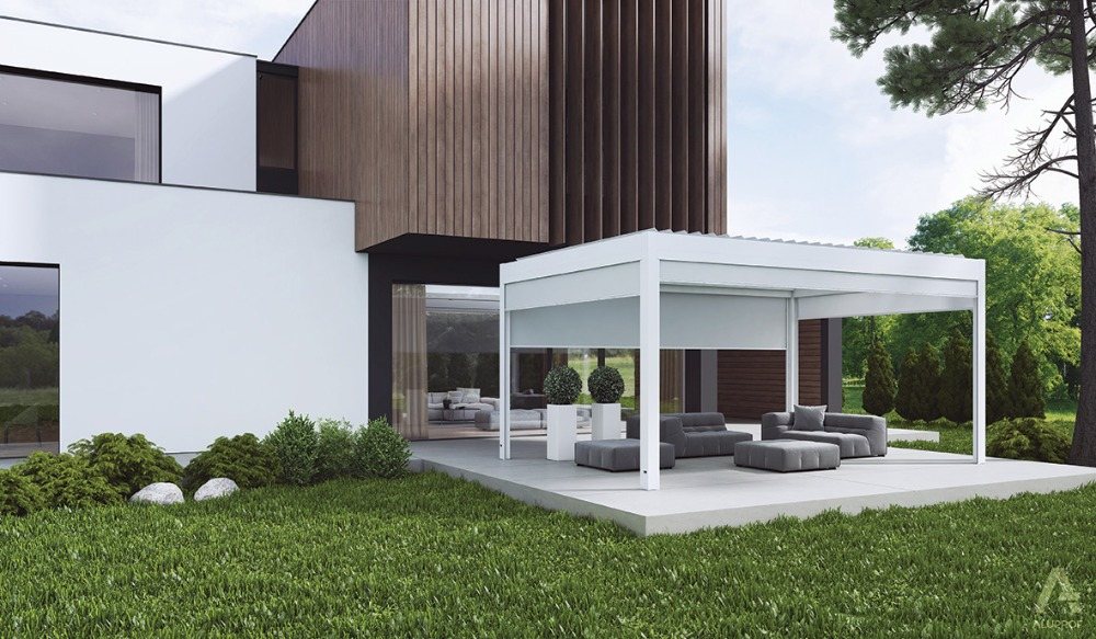 Bioklimatická pergola Milano – realizace NOKOV