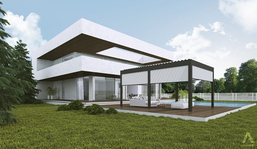 Bioklimatická pergola Milano – realizace NOKOV