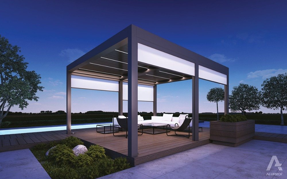 Bioklimatická pergola Milano – realizace NOKOV