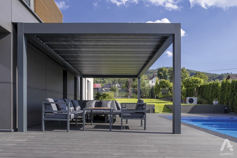 Bioklimatická pergola Milano – realizace NOKOV