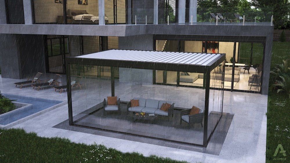 Bioklimatická pergola Milano – realizace NOKOV