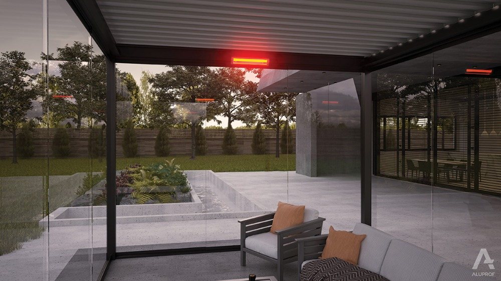 Bioklimatická pergola Milano – realizace NOKOV