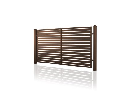 plotovy dilec plotove pole 10 104 RAL 8014 hneda
