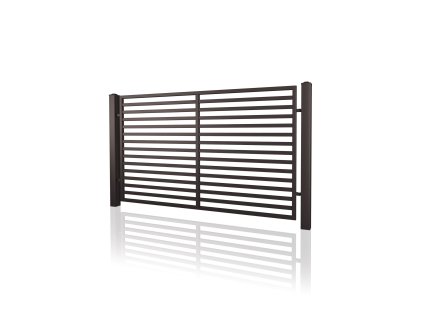 plotovy dilec plotove pole 10 105 RAL 8019 hneda