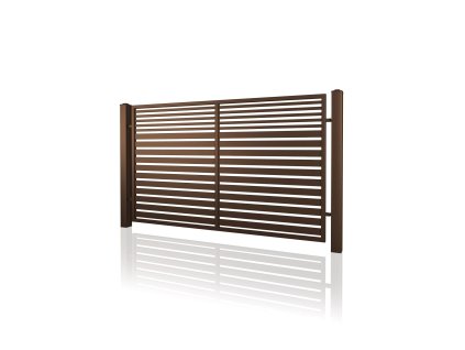 plotovy dilec plotove pole 10 106 RAL 8014 hneda