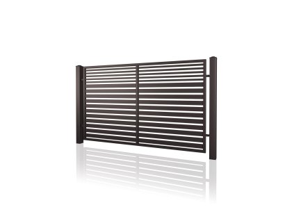 plotovy dilec plotove pole 10 106 RAL 8019 hneda