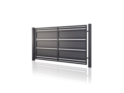 plotovy dilec plotove pole 10 109 RAL 9005 cerna