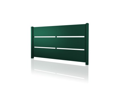 plotovy dilec plotove pole 10 110 RAL 6005 zelena