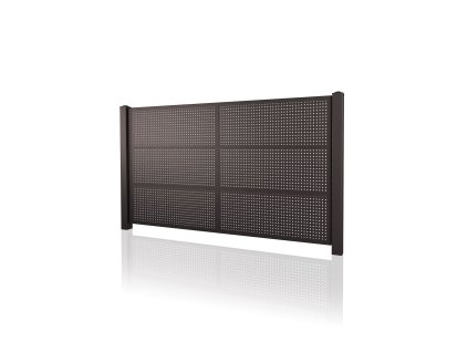 plotovy dilec plotove pole 10 111 RAL 8019 hneda