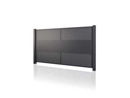 plotovy dilec plotove pole 10 112 RAL 9005 cerna