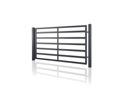 plotovy dilec plotove pole moderni plot 10 114 RAL 9005str cerna