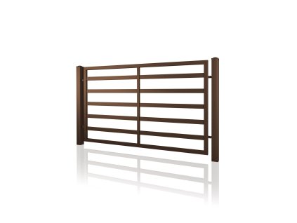 plotovy dilec plotove pole 10 114 RAL 8014 hneda