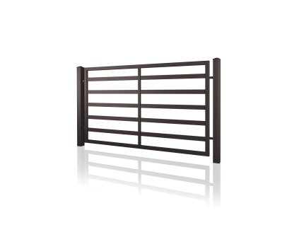 plotovy dilec plotove pole 10 114 RAL 8019 hneda