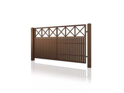 plotovy dilec plotove pole 10 115 RAL 8014 hneda