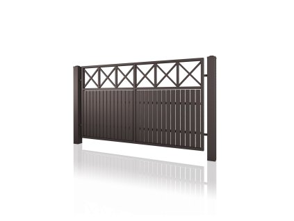 plotovy dilec plotove pole 10 115 RAL 8019 hneda