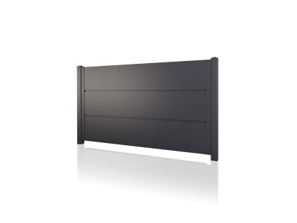 plotovy dilec plotove pole 10 200 500 RAL 9005 cerna