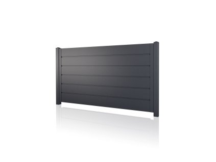 plotovy dilec plotove pole 10 200 250 RAL 9005str cerna
