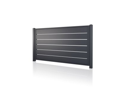 plotovy dilec plotove pole 10 228 mezera RAL 9005str cerna