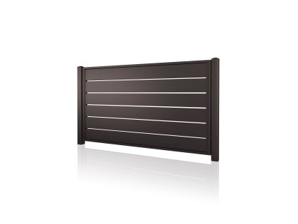 plotovy dilec plotove pole 10 228 mezera RAL 8019 hneda