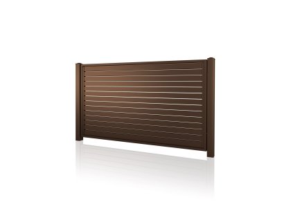 plotovy dilec plotove pole 10 230 RAL 8014 hneda