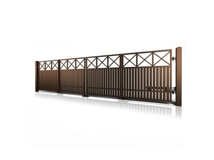 skladaci brana 10 103 hneda ral 8014