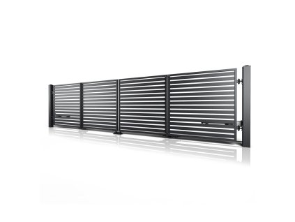 skladaci brana 10 104 cerna struktura ral 9005