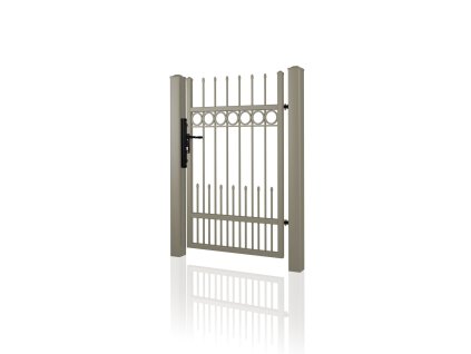 kovana branka 10 12 seda RAL 7030