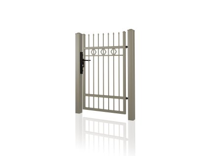 kovana branka 10 25 seda RAL 7030