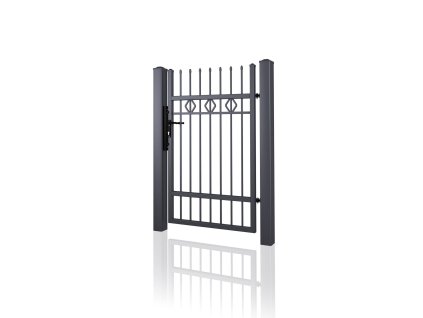 kovana branka 10 25 seda RAL 7016