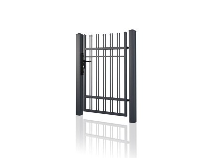 kovana branka 10 26 struktura cerna RAL 9005