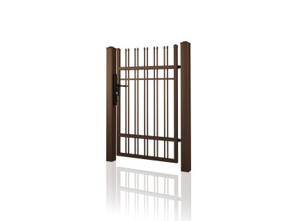 kovana branka 10 26 hneda RAL 8014