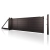 posuvna brana samonosna 10 228 RAL 8019 hneda