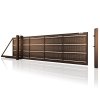 posuvna brana samonosna 10 109 RAL 8014 hneda