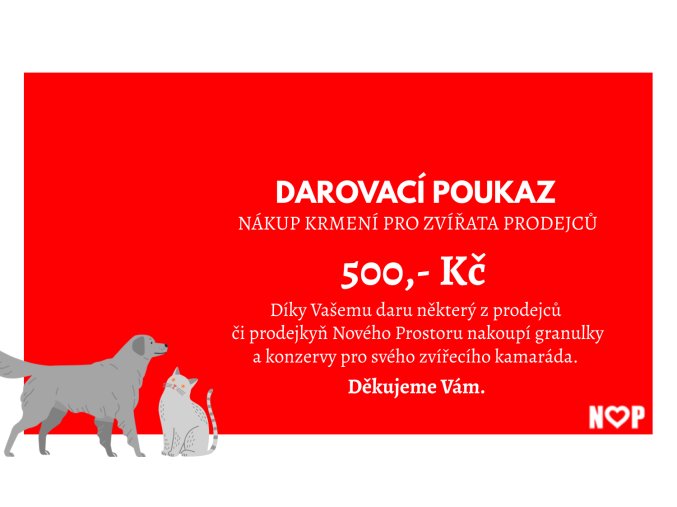 darovaci poukaz krmeni 2.0